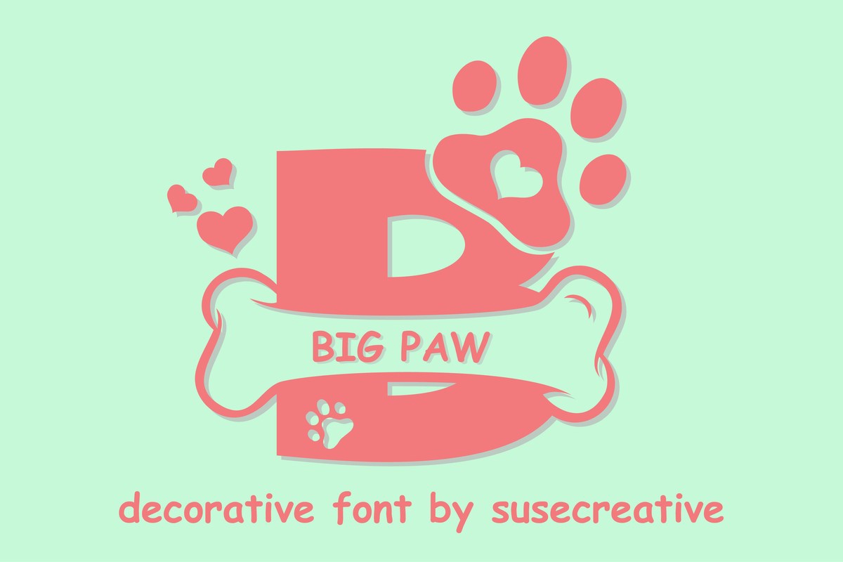 Шрифт Big Paw