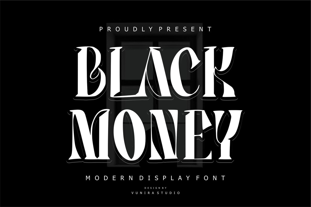 Шрифт Black Money