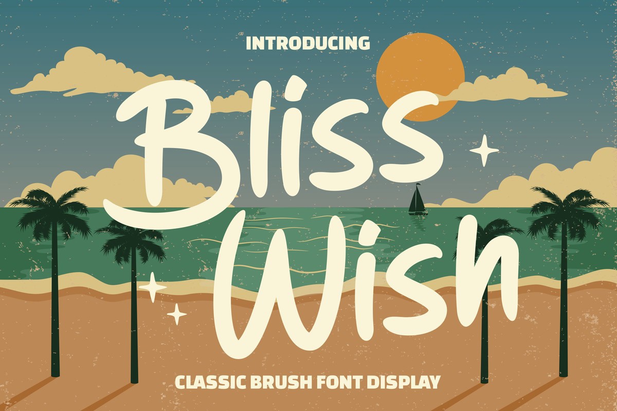 Шрифт Bliss Wish