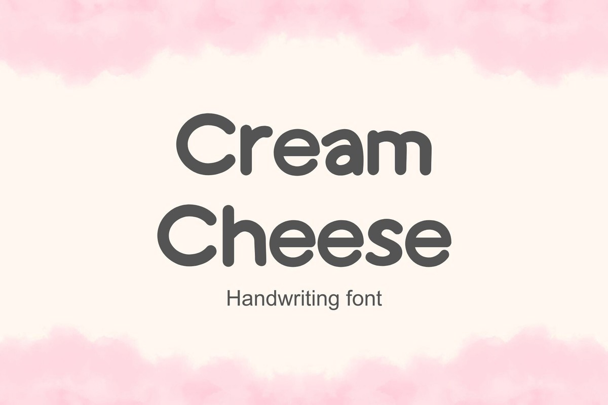 Шрифт Cream Cheese