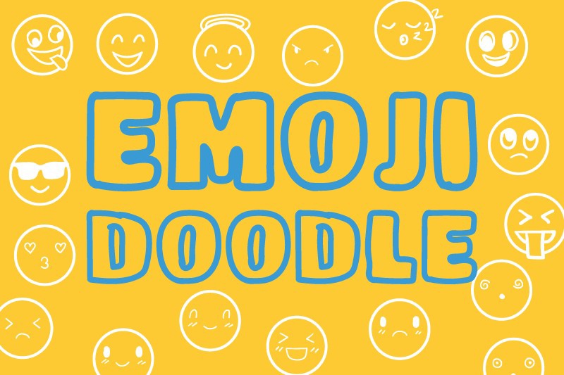 Шрифт Emoji Doodle