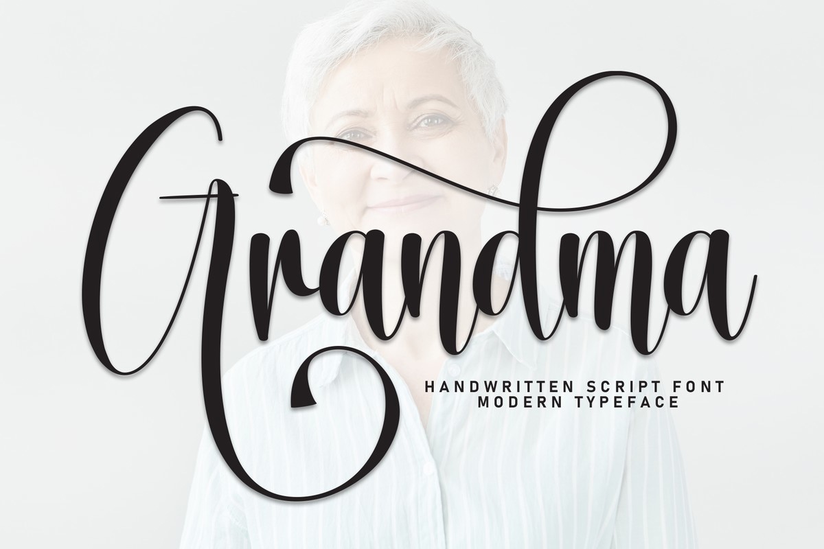Шрифт Grandma