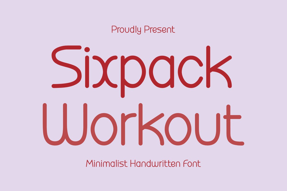 Шрифт Sixpack Workout