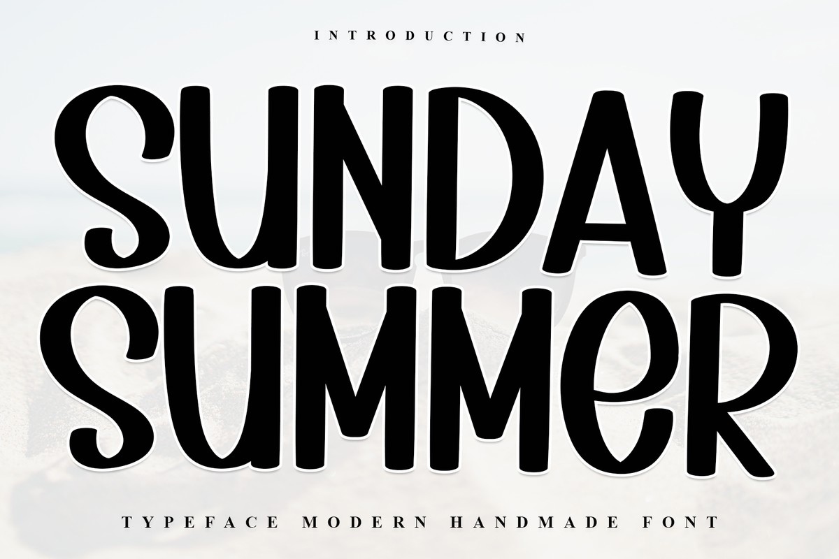 Шрифт Sunday Summer