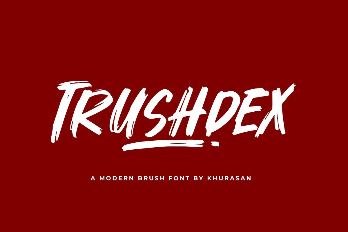 Шрифт Trushdex