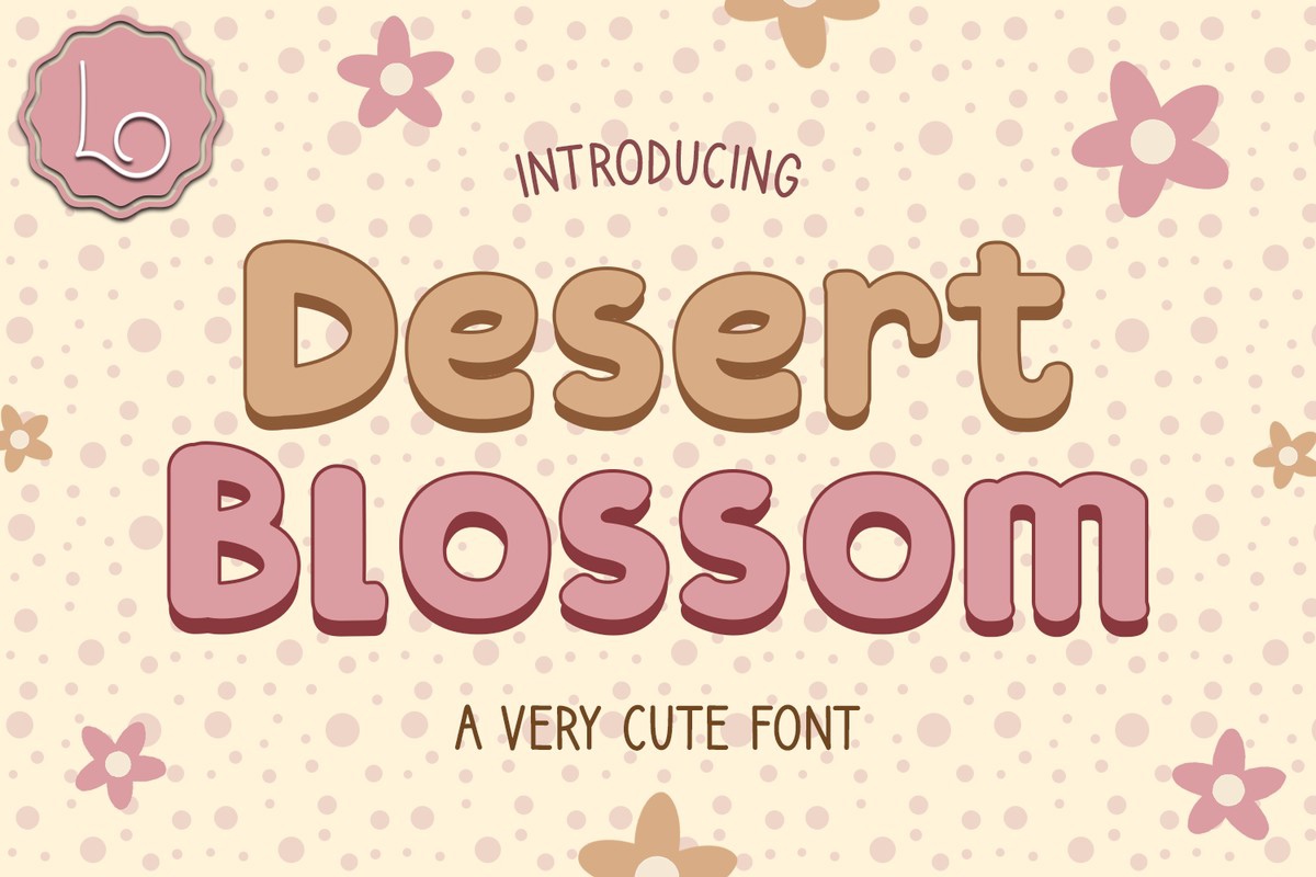 Шрифт Desert Blossom