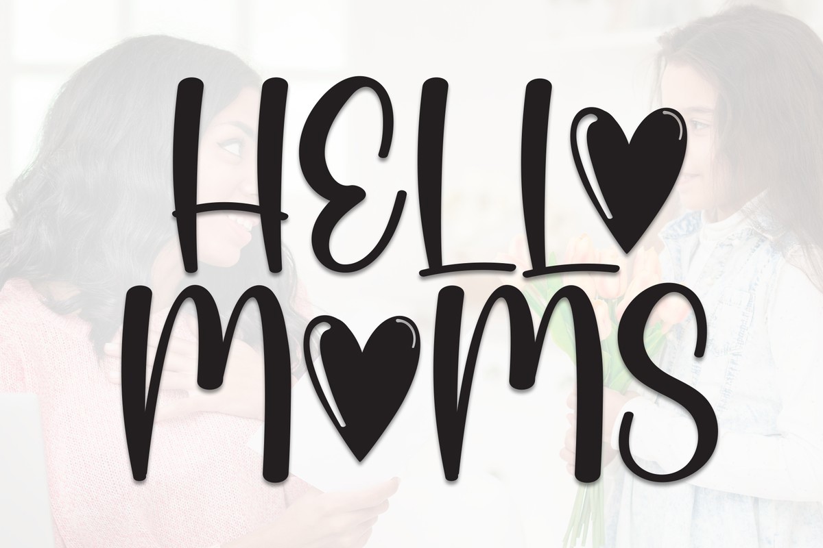 Шрифт Hello Moms