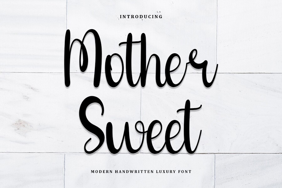 Шрифт Mother Sweet