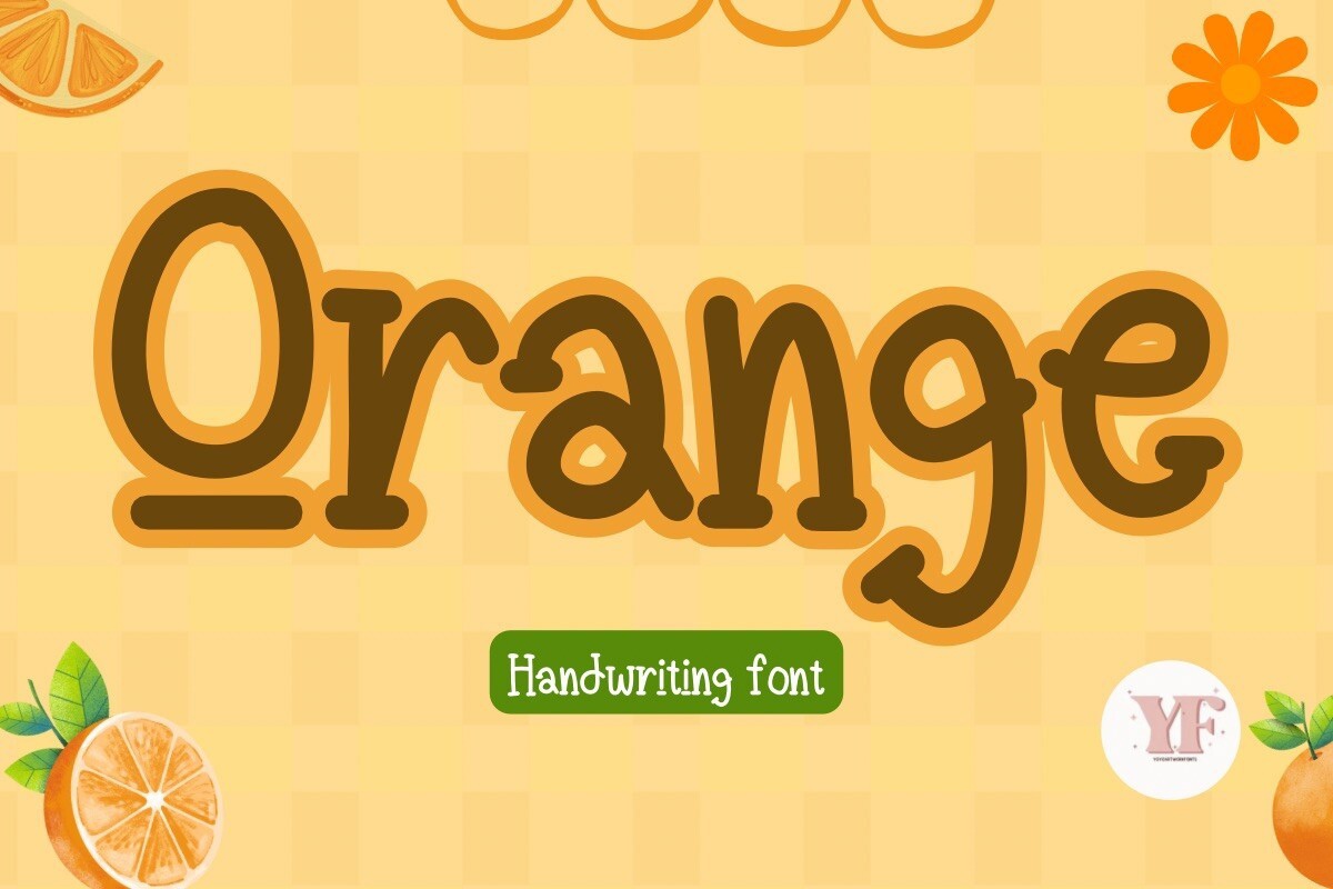 Шрифт Orange