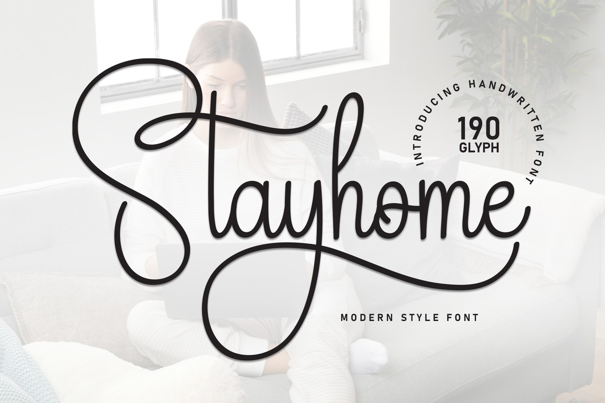 Шрифт Stayhome