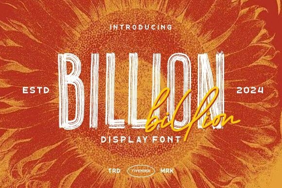 Шрифт Billion