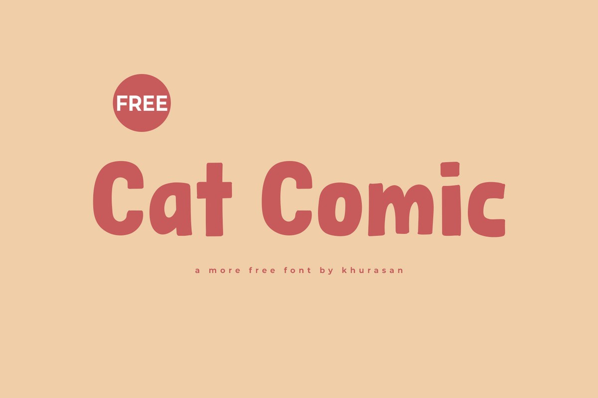 Шрифт Cat Comic