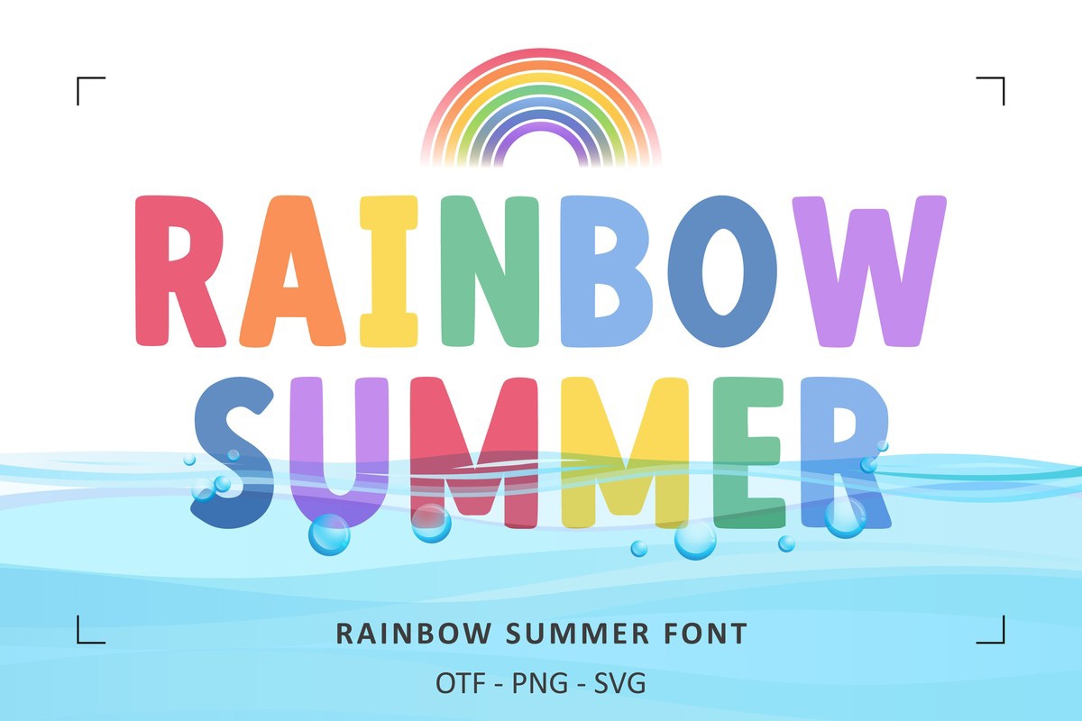 Шрифт Rainbow Summer