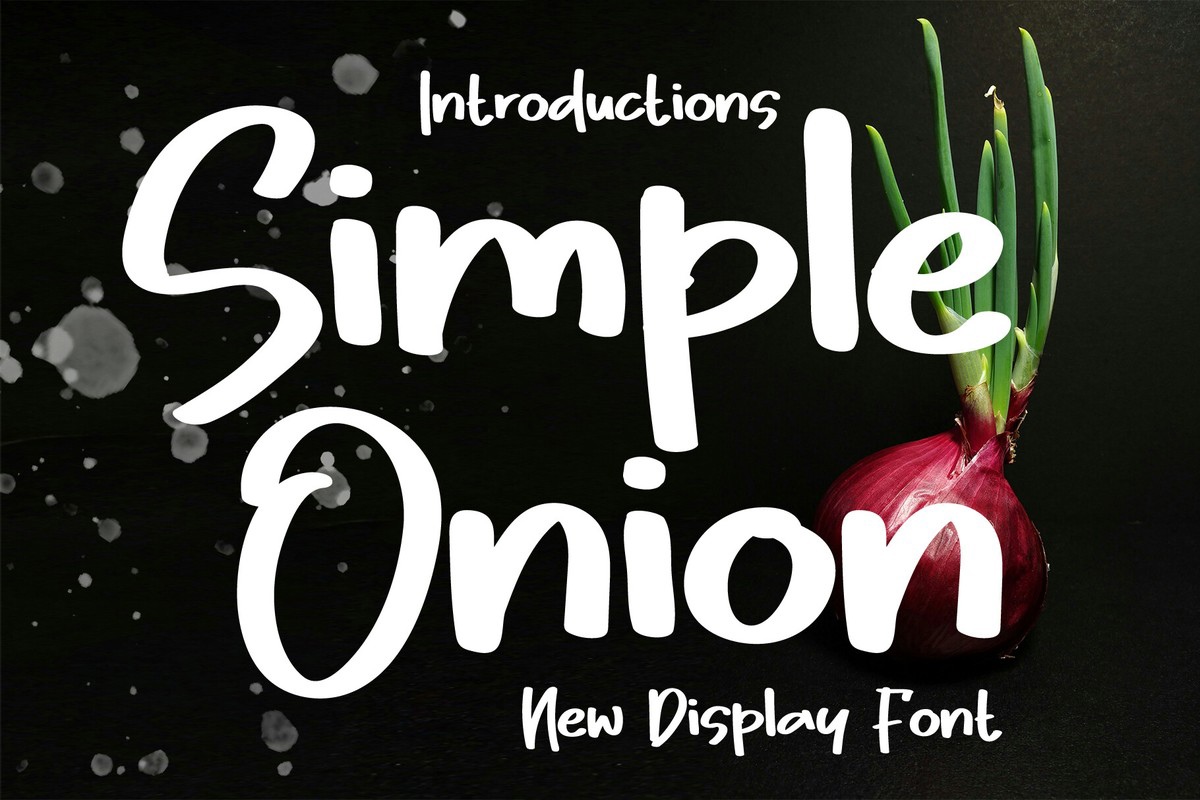 Шрифт Simple Onion