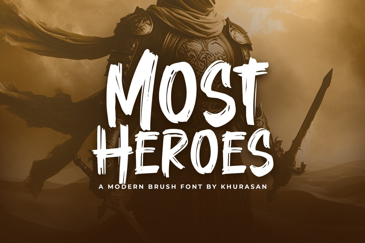 Шрифт Most Heroes