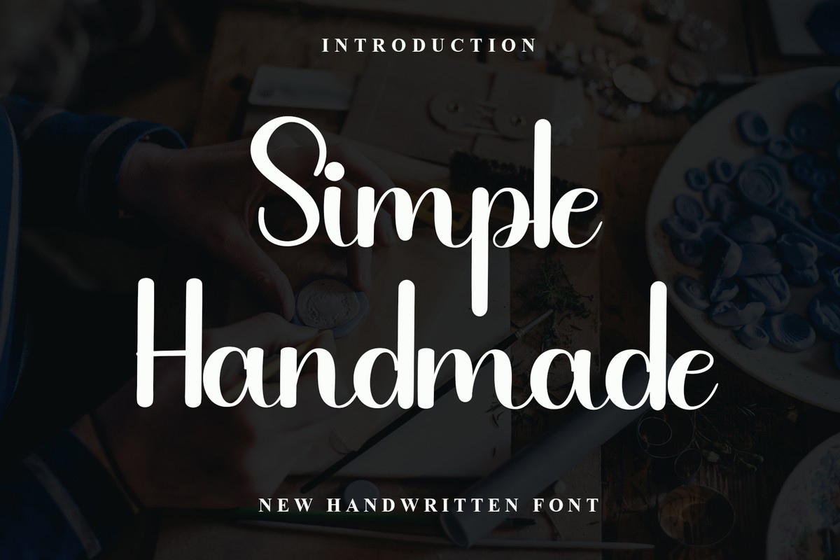 Шрифт Simple Handmаde