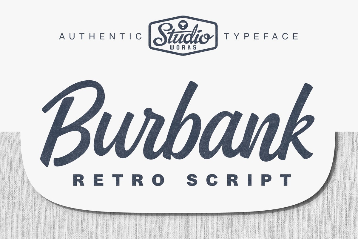 Шрифт Burbank Script