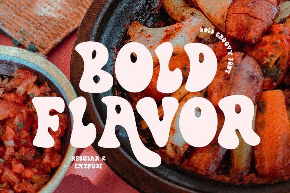 Шрифт Bold Flavor