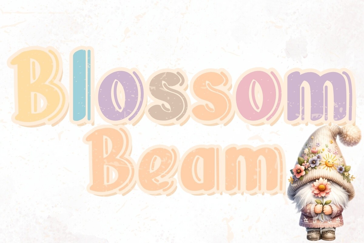Шрифт Blossom Beam