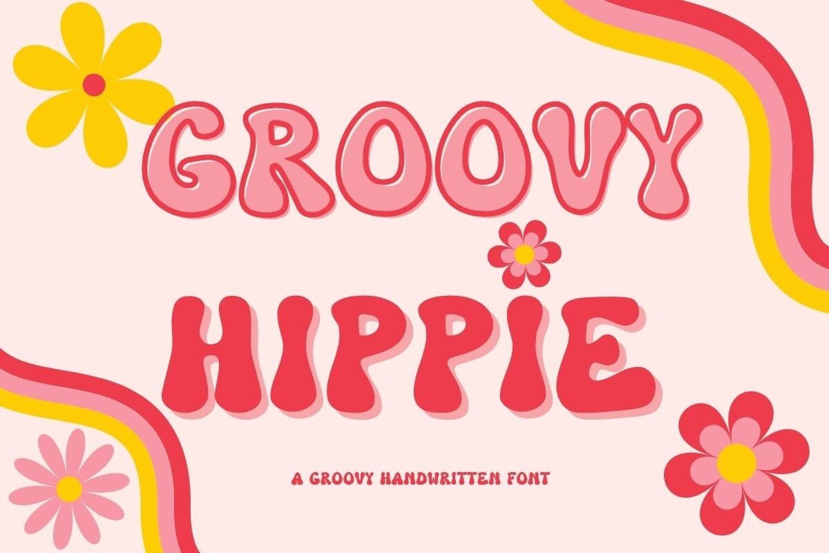Шрифт Groovy Hippie