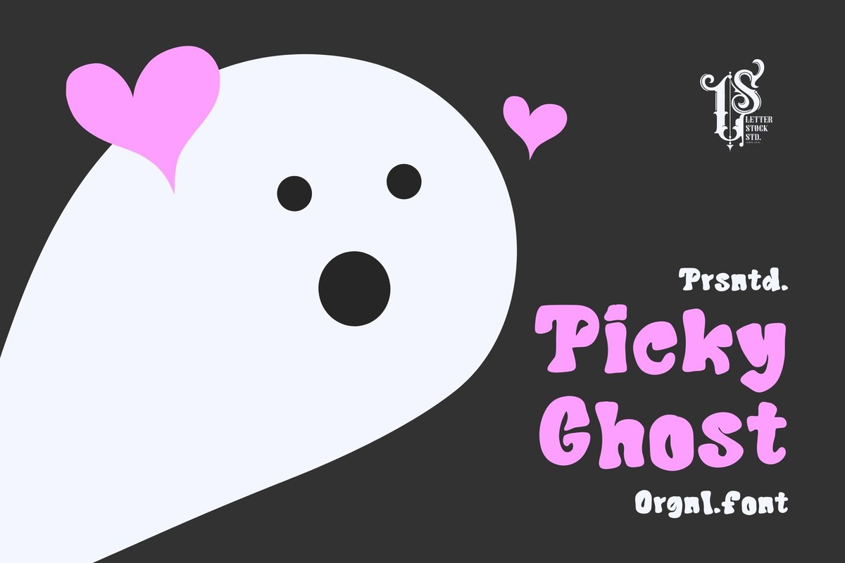 Шрифт Picky Ghost