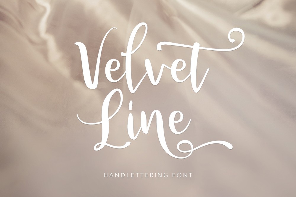 Шрифт Velvet Line