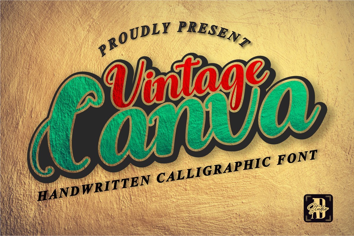 Шрифт Vintage Canva