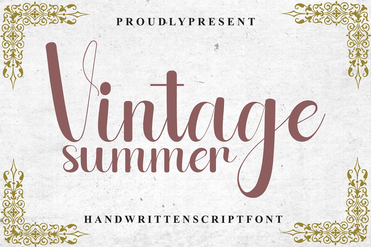 Шрифт Vintage Summer