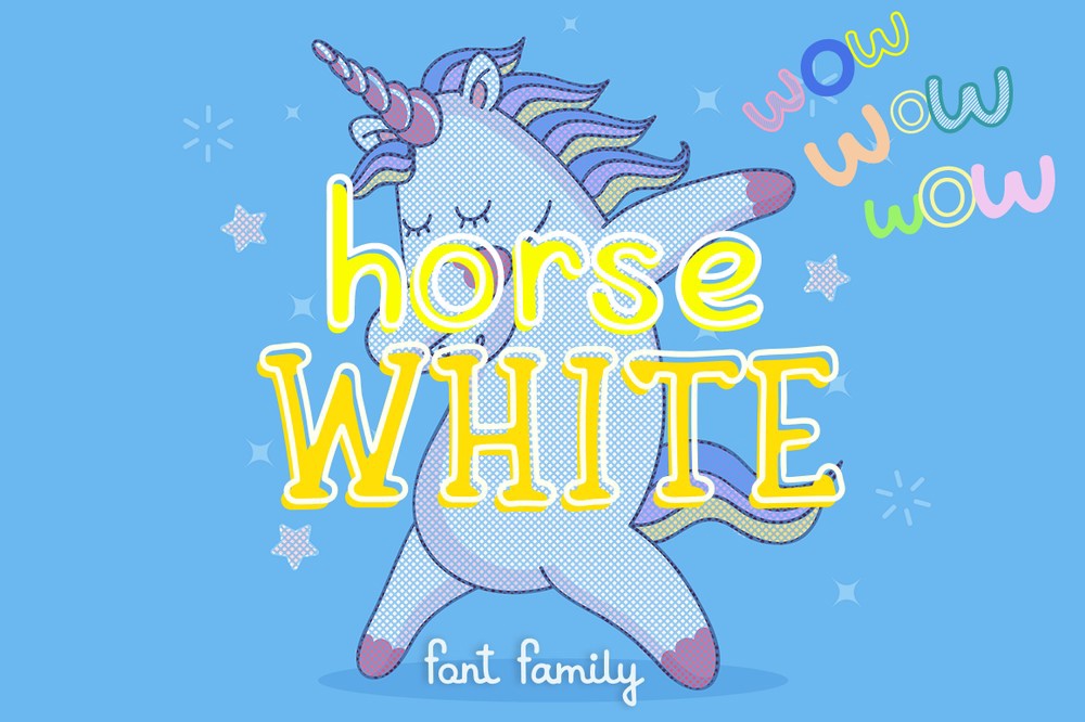 Шрифт White Horse
