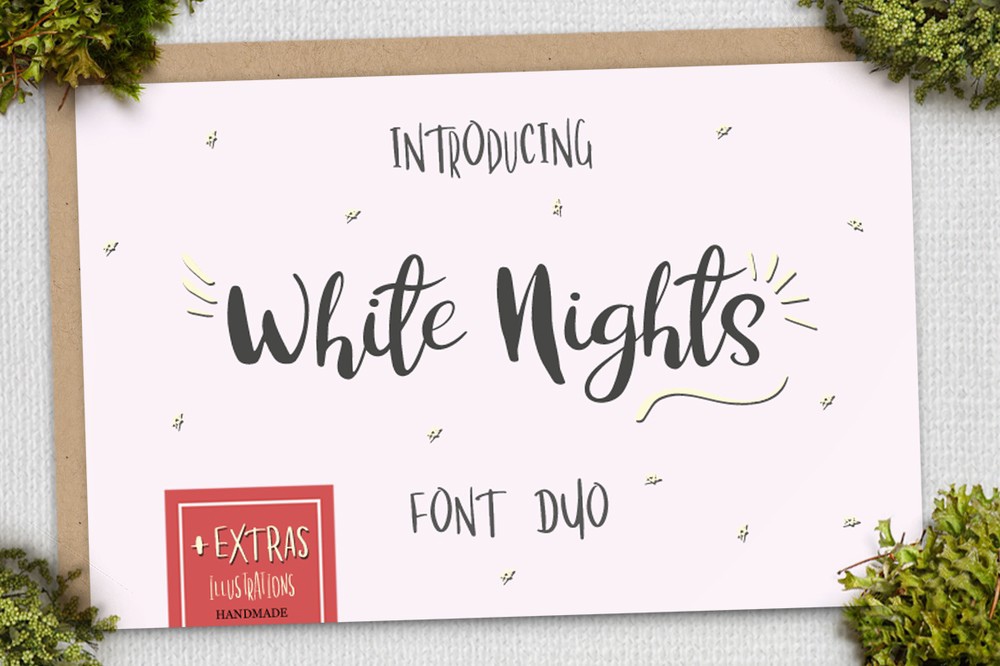 Шрифт White Nights