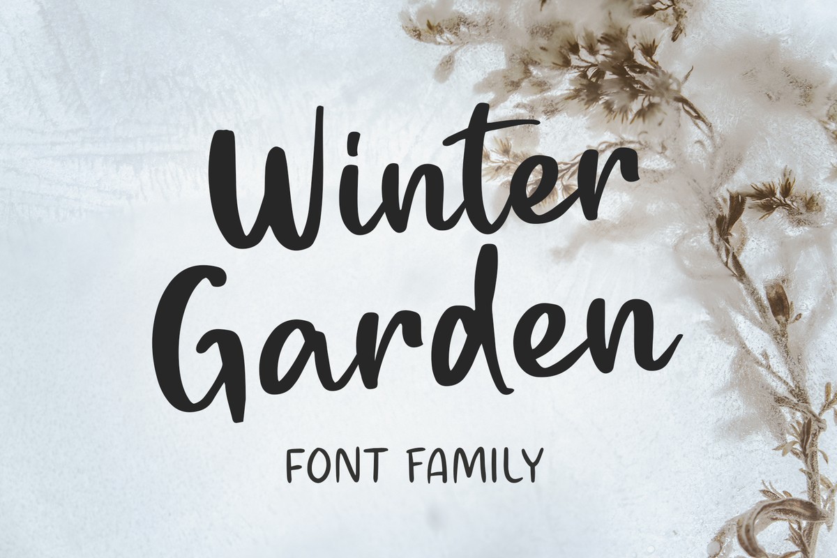 Шрифт Winter Garden