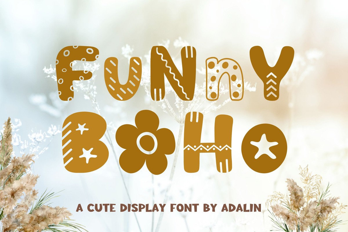 Шрифт Funny Boho