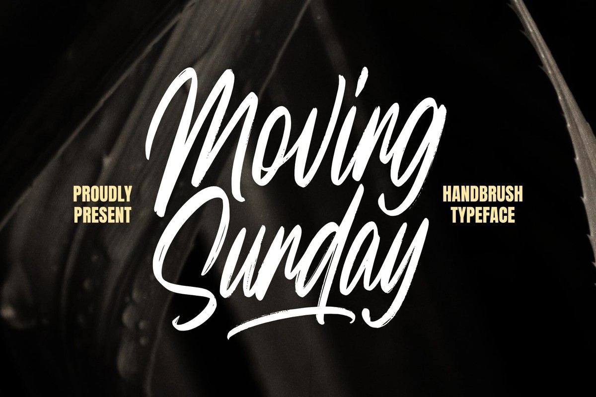 Шрифт Moving Sunday