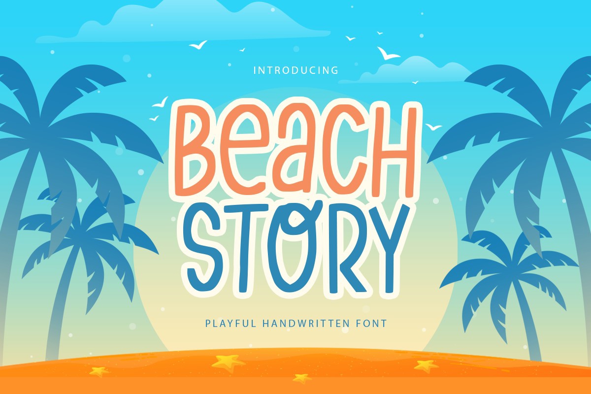 Шрифт Beach Story