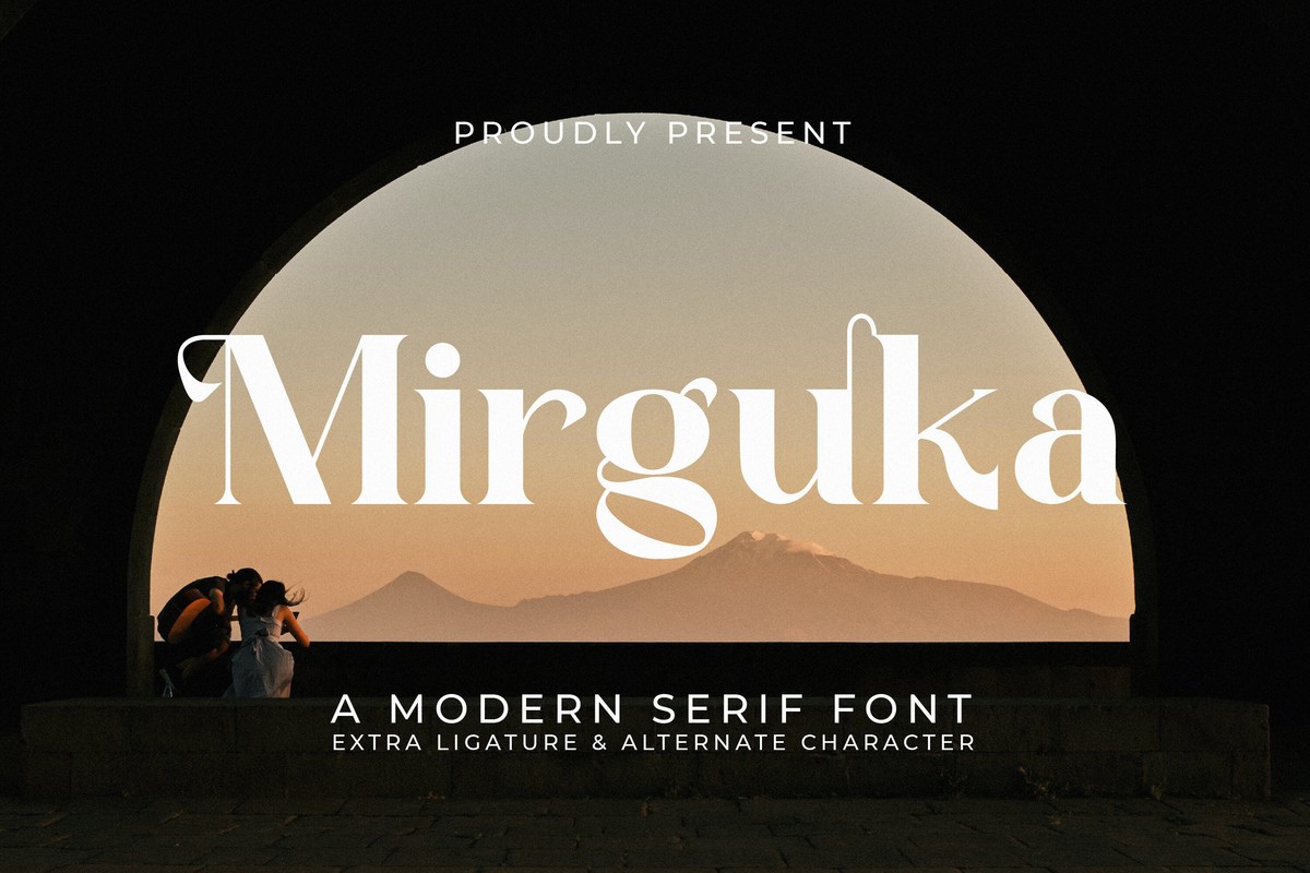 Шрифт Mirguka