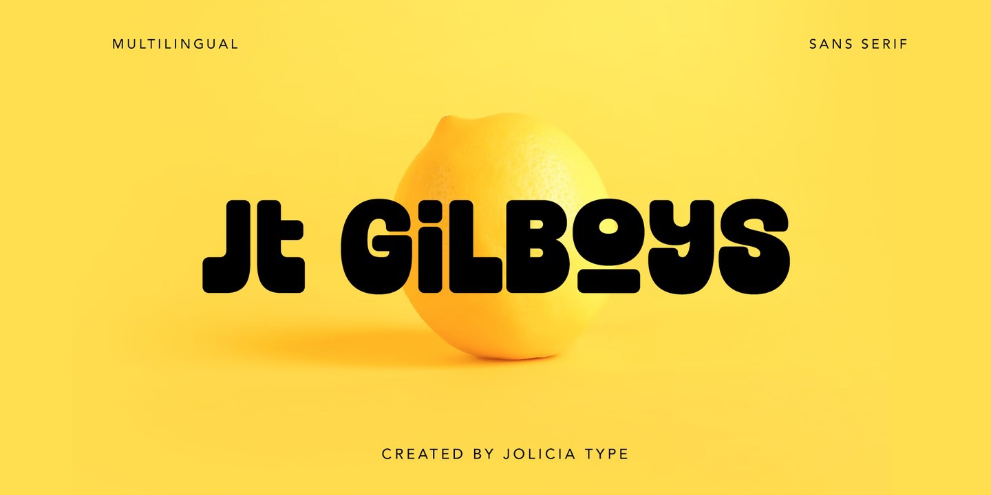 Шрифт JT Gilboys