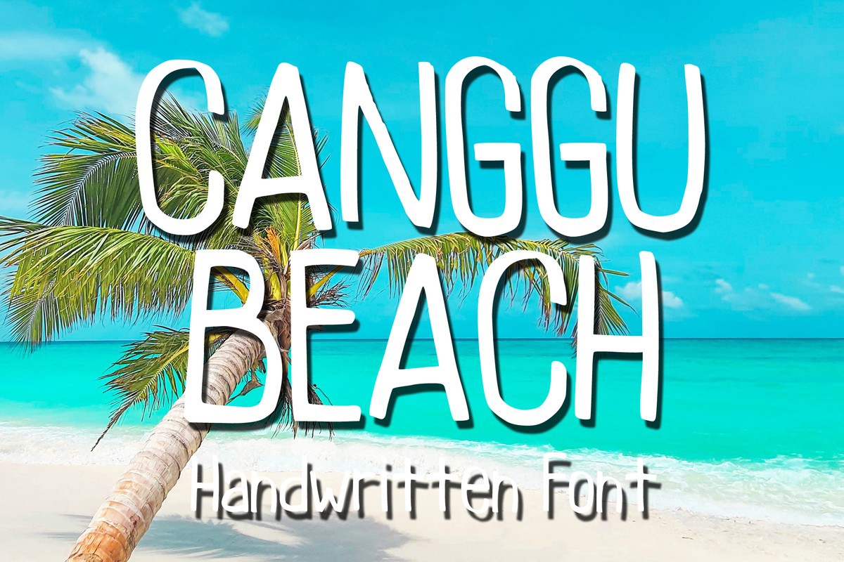 Шрифт Canggu Beach