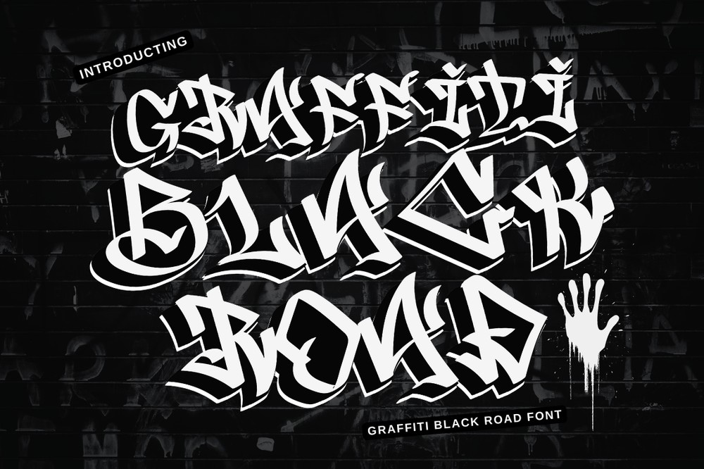 Шрифт Graffiti Black Road