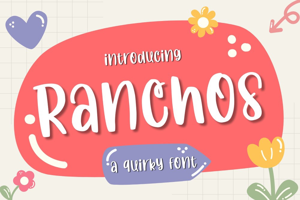 Шрифт Ranchos