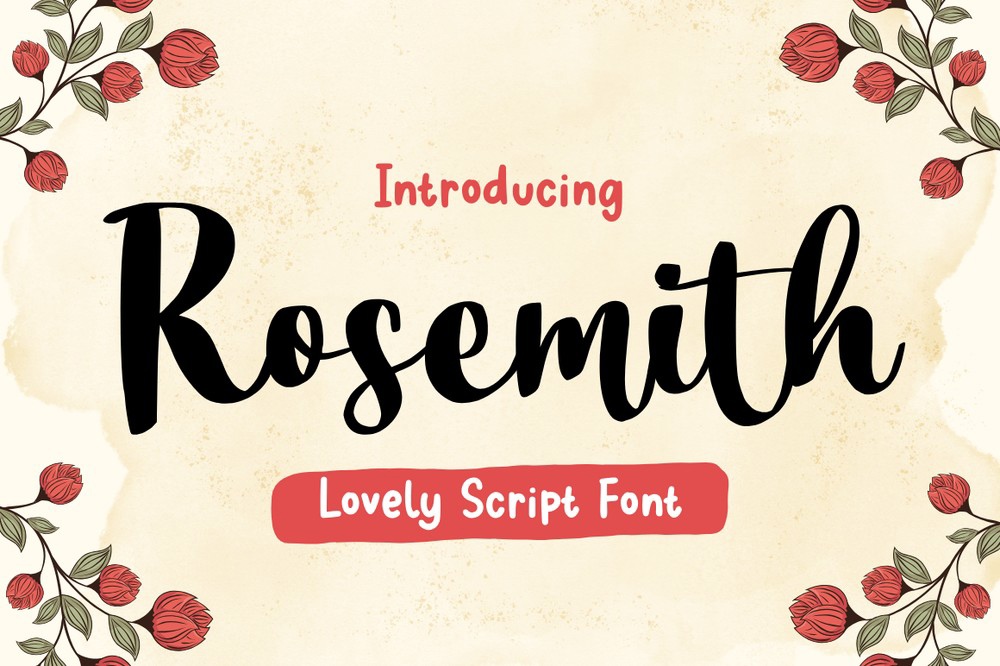 Шрифт Rosemith