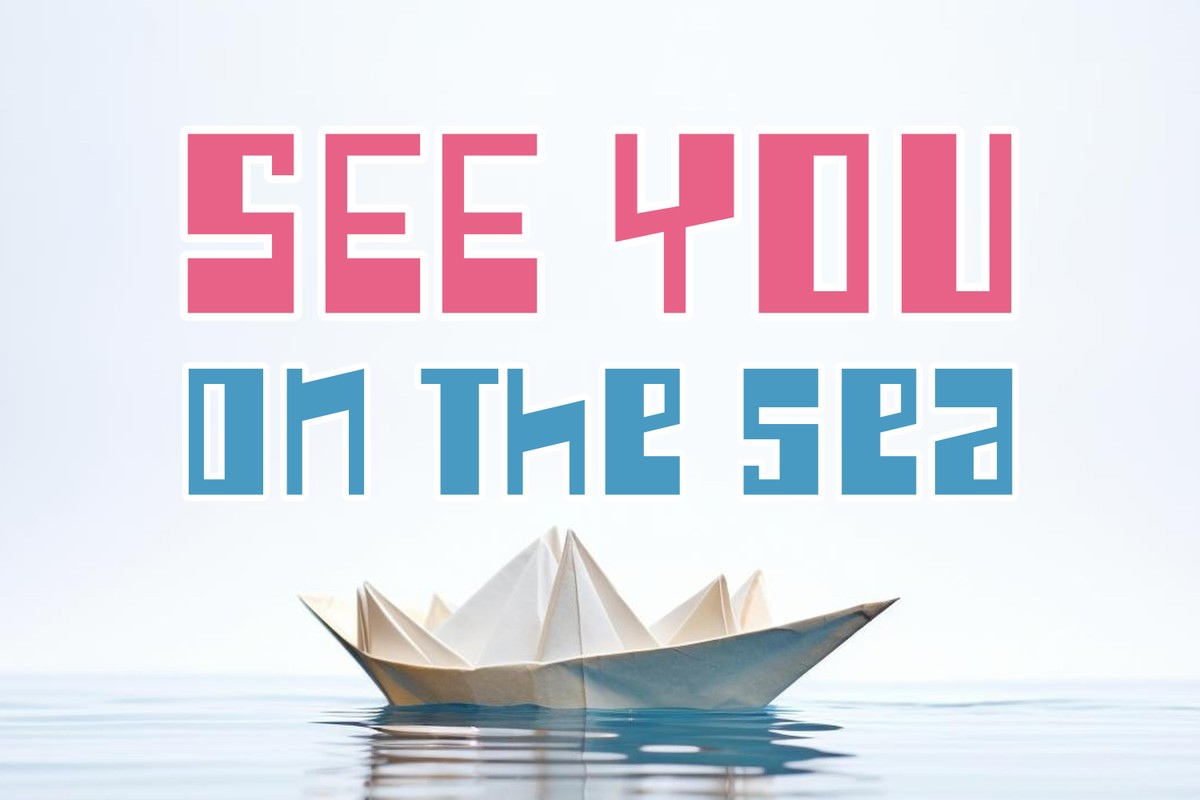 Шрифт See You on The Sea