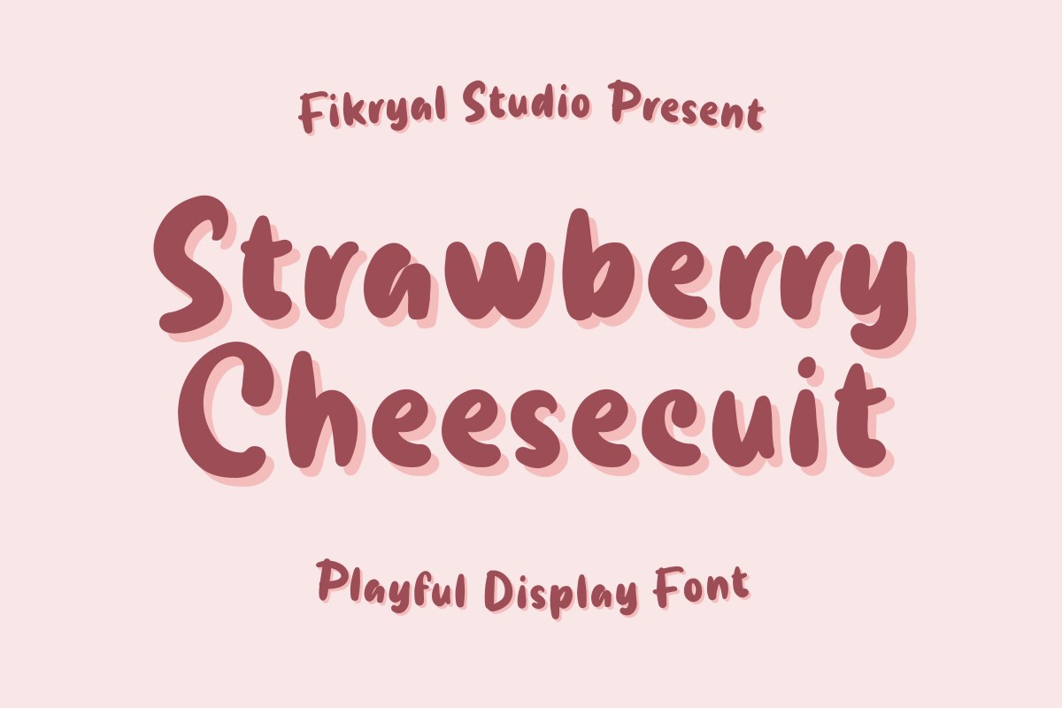 Шрифт Strawberry Cheesecuit