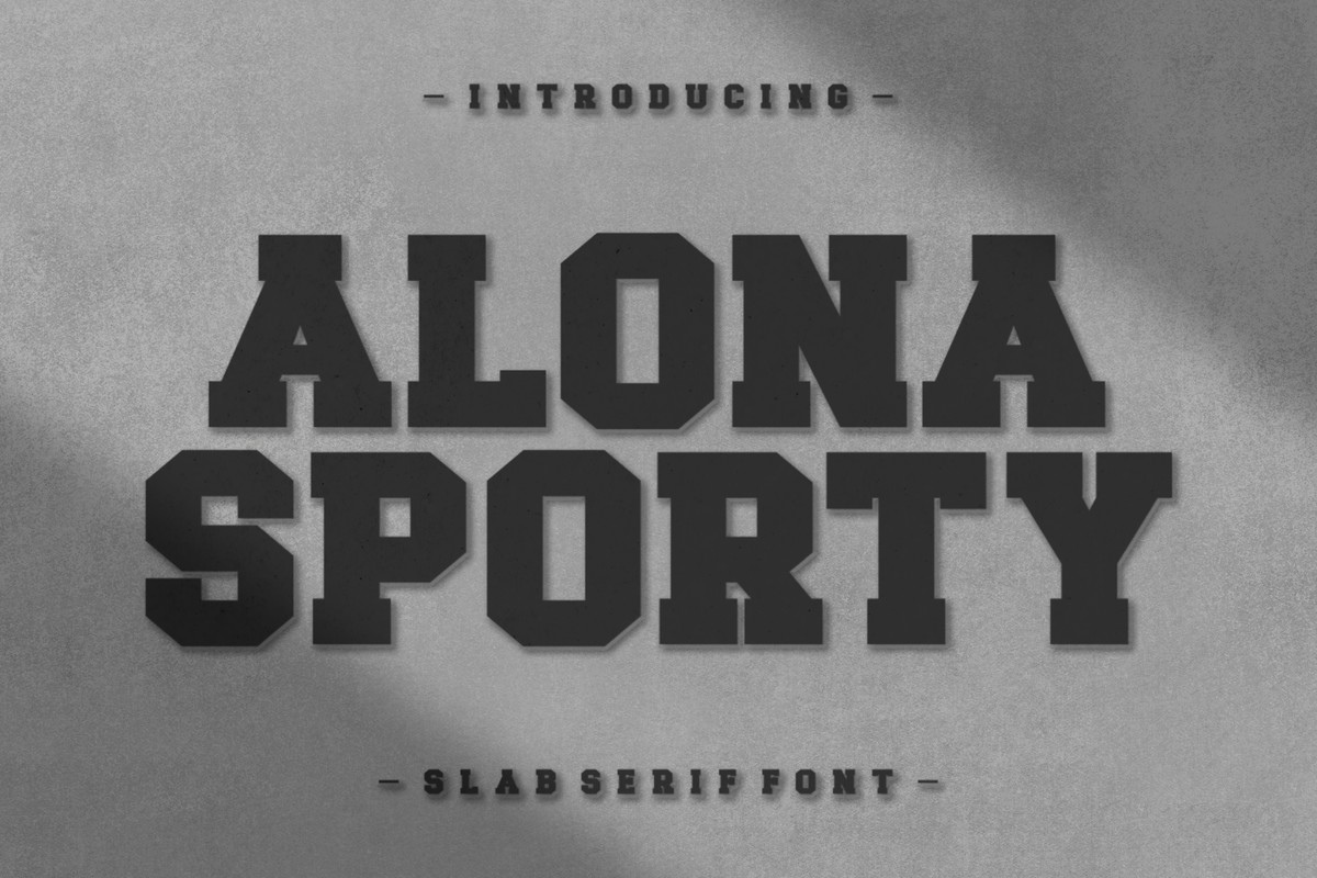 Шрифт Alona Sporty