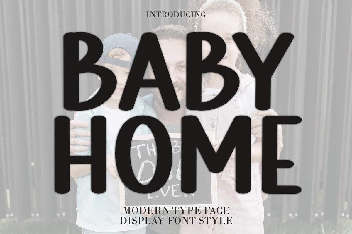 Шрифт Baby Home