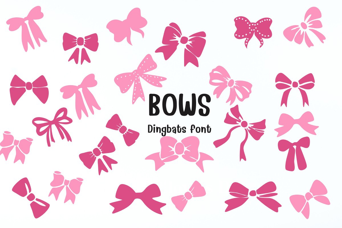 Шрифт Bows