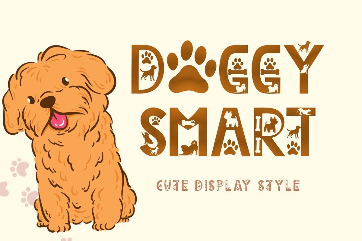 Шрифт Doggy Smart