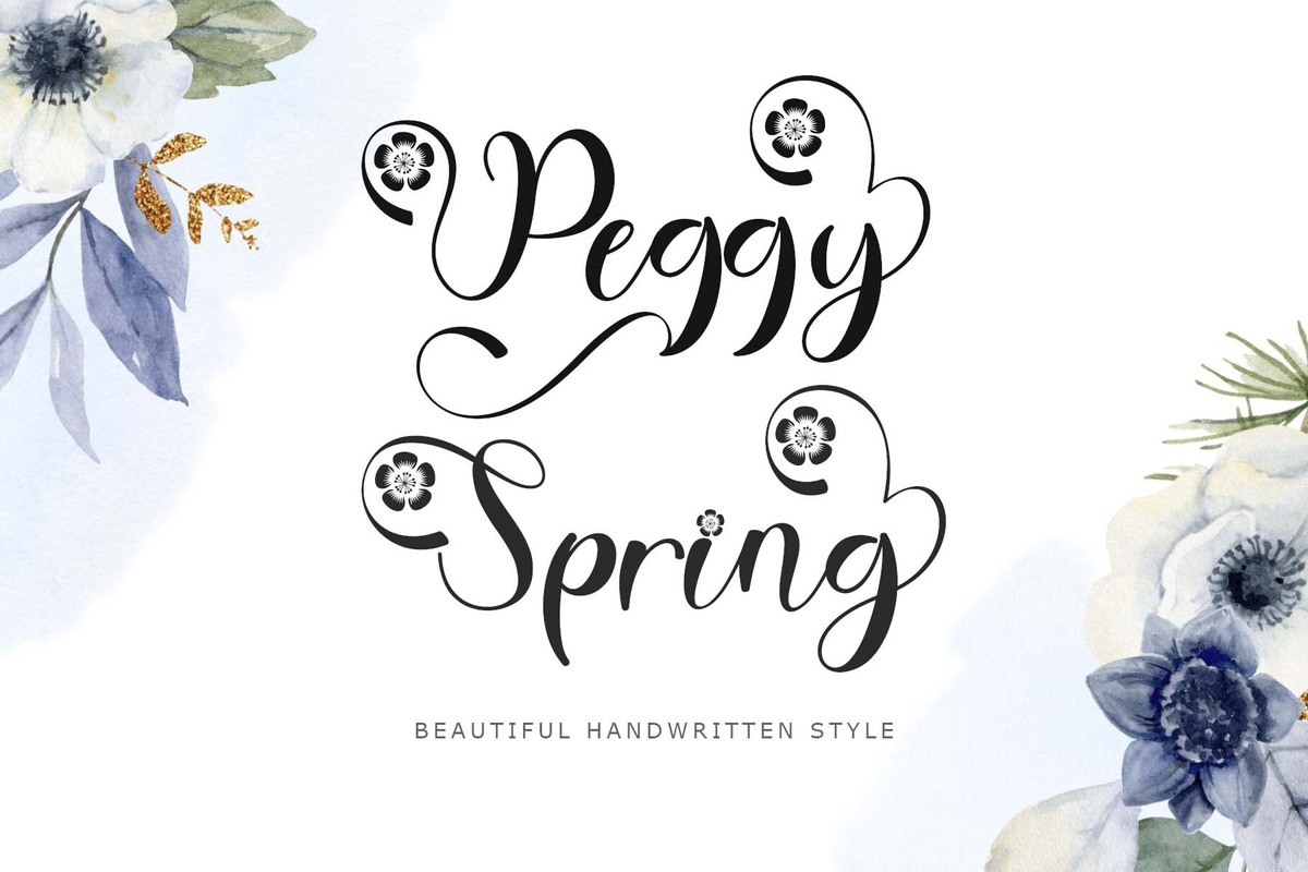 Шрифт Peggy Spring