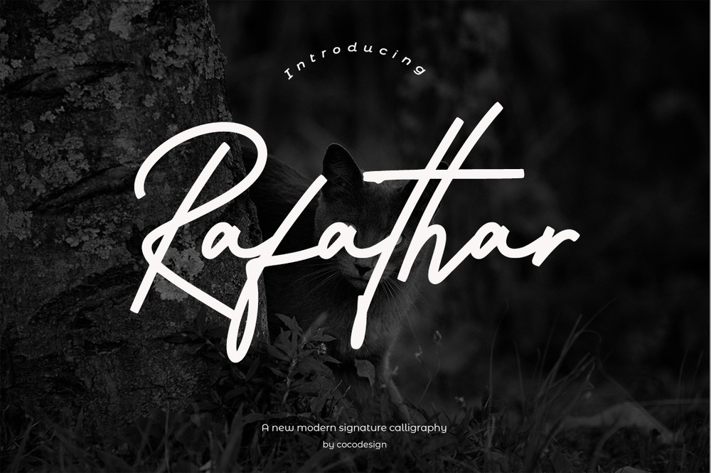 Шрифт Rafathar