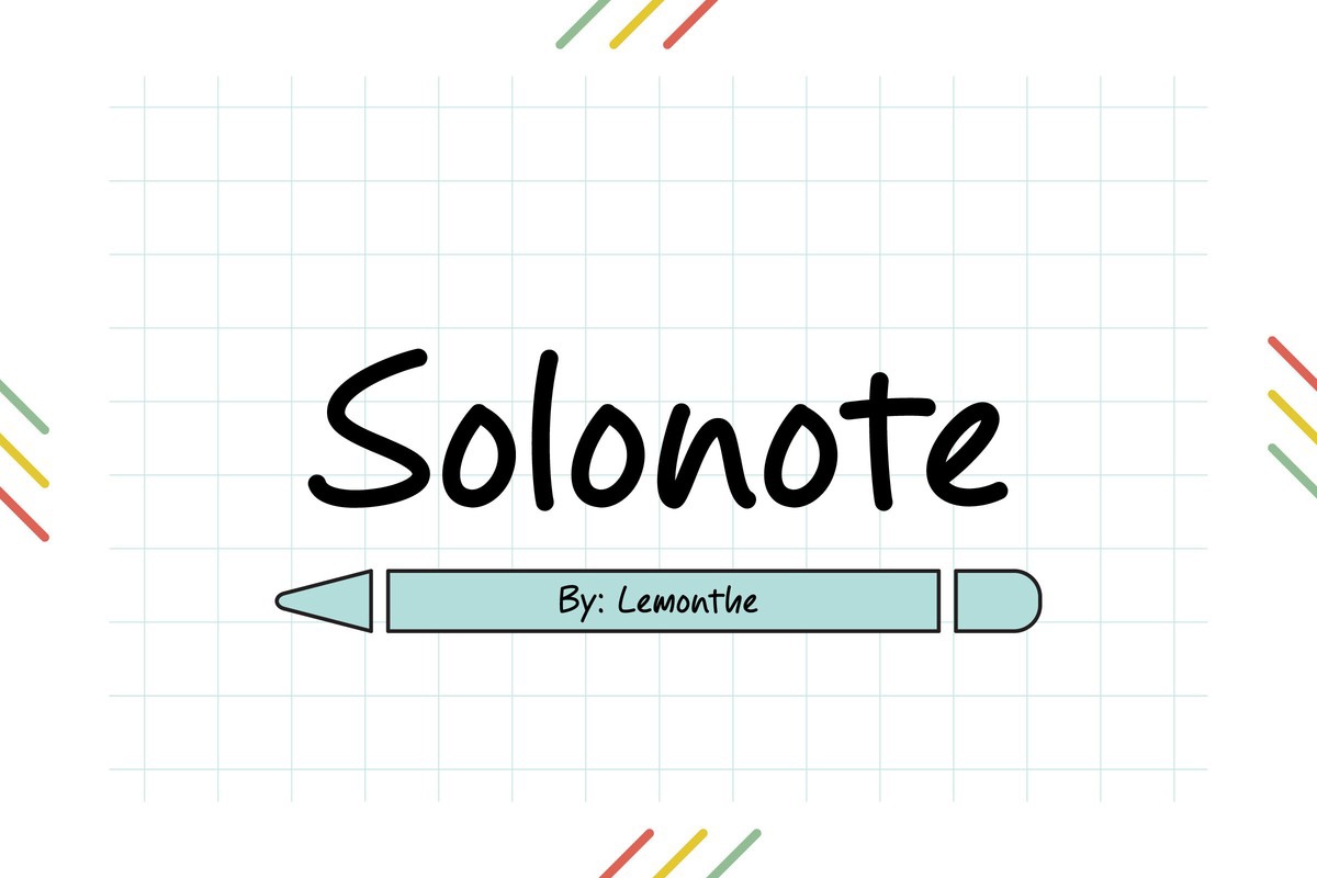 Шрифт Solonote