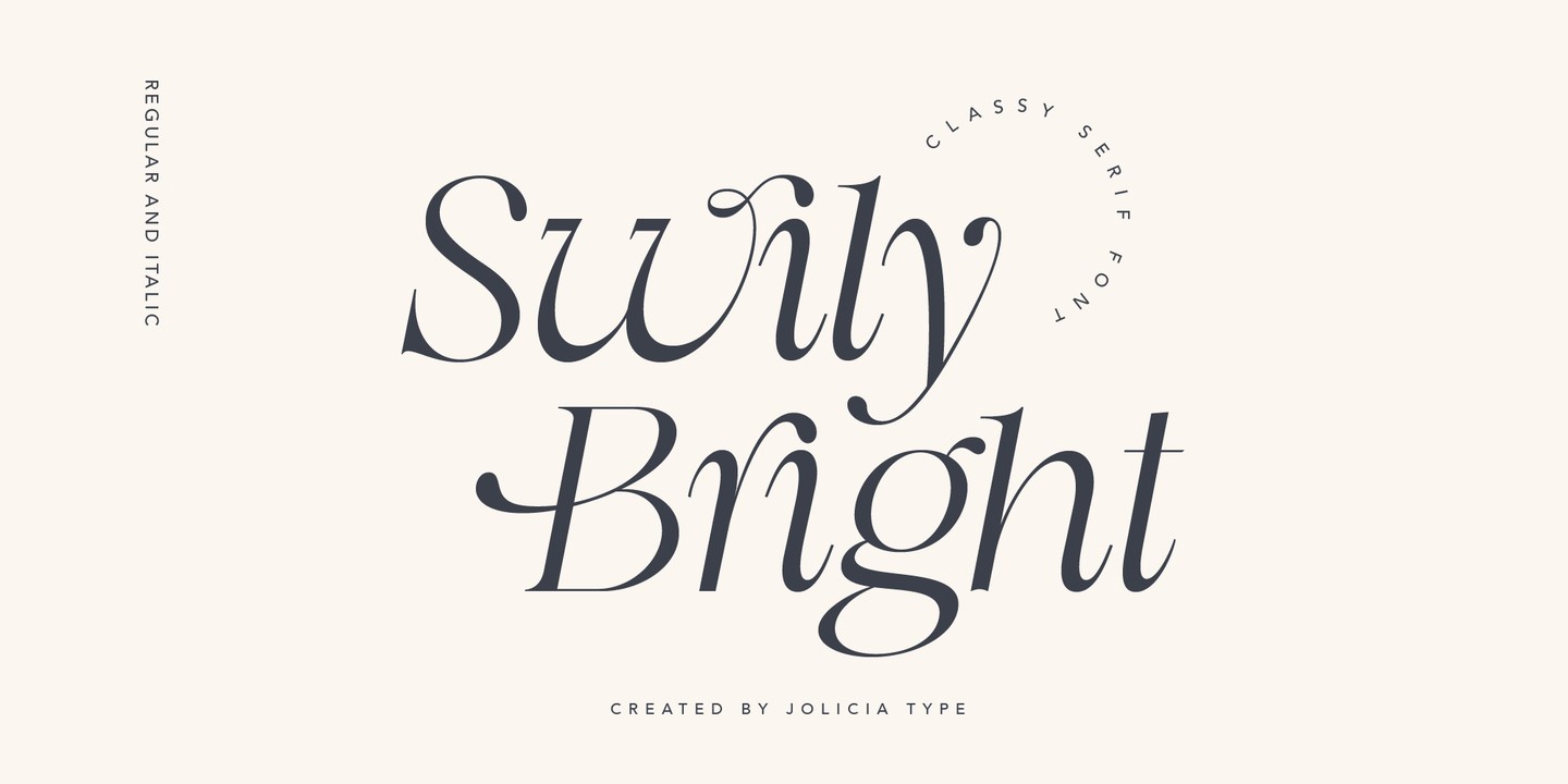 Шрифт Swily Bright